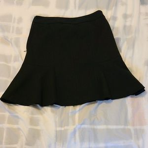 WHBM Black Peplum Skirt